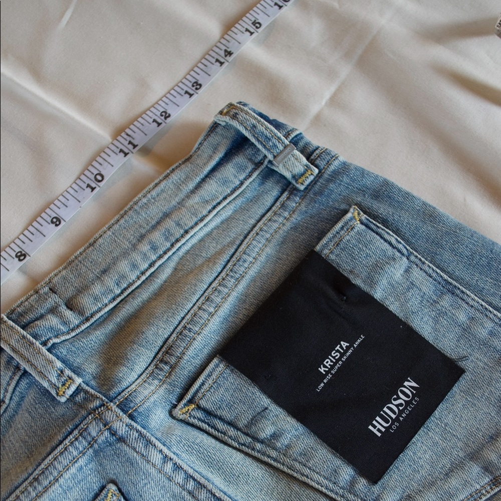 Hudson Jeans Krista Low Rise Super Skinny Ankle NWT